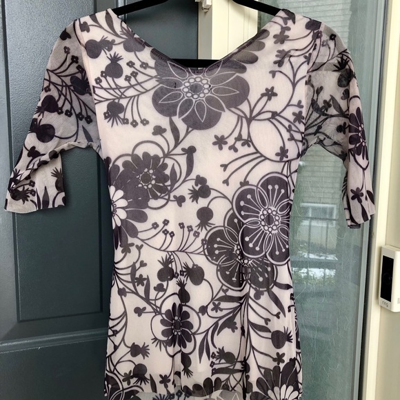 Weston Wear Sheer Elbow Length Stretchy Top Lined - Picture 10 of 14